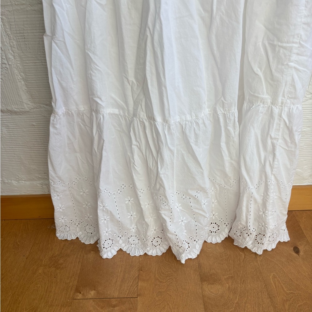Old Navy White Eyelet Off-Shoulder Maxi Dress - Picture 2 of 5